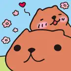 カピバラさんステッカー iOS Icon