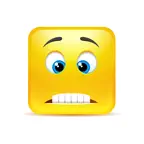 Yellow Square Smileys Emoticon iOS Icon