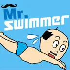 Mr.Swimmer - Super Mario-style swimming game iOS Icon