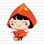 Red Riding Hood Stickers iOS Icon