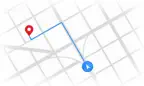 Locate places near me with Google Maps iOS Icon