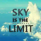 The Sky is The Limit - Quotes iOS Icon