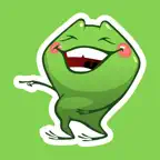 Crazy Frog Sticker Emoticons iOS Icon