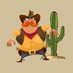 Wild West Stickers - Cowboys iOS Icon