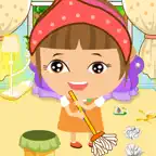 Help Amy to clean house,house cleaning games iOS Icon