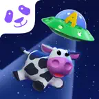 Square Panda Space Cows iOS Icon