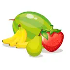 Healthy Fruit Berry Stickers iOS Icon
