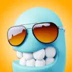 BlueMoji - 3D Emoji Stickers iOS Icon