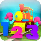 Numbers Train Game For Kids: Learn 1 to 10 iOS Icon