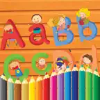 ABC Coloring Alphabet Learn Paint for Toddler Kids Icon