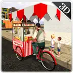 Popcorn Hawker 3D Simulation –Be City Delivery Boy iOS Icon