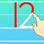 Trace Letters Level 12 Number iOS Icon