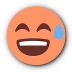 ORANGE Emoji • Stickers iOS Icon