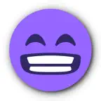 PURPLE Emoji • Stickers iOS Icon