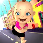 Baby Run - Babysitter Escape 2 iOS Icon