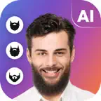 AI Beard Photo Booth & Editor Icon