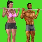 Chrono PullUps: 3D Trainer iOS Icon