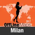 Milan Offline Map and Travel Trip Guide iOS Icon