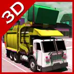 City Garbage Pickup Truck Driving Simulator iOS Icon