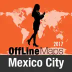 Mexico City Offline Map and Travel Trip Guide iOS Icon