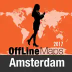 Amsterdam Offline Map and Travel Trip Guide iOS Icon