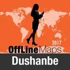 Dushanbe Offline Map and Travel Trip Guide iOS Icon