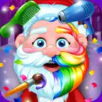 Santa Hair Game For Christmas iOS Icon