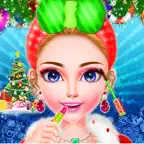 Princess Christmas Makeup iOS Icon