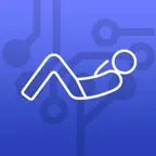 Ab & Core Daily Workout Trainer by FitCircuit iOS Icon