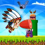 Super Neanderthal : The Heroes Of Run World Game iOS Icon