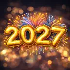 Happy New Year 2027 iOS Icon