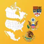 North America Country's States iOS Icon