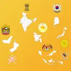 Asian Country State Maps iOS Icon