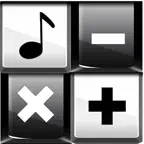 Piano calculator - piano sound iOS Icon