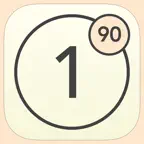 From One to Ninety iOS Icon