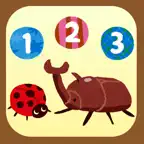 むしさんと数字を覚えよう！ - 数字を学べる無料の知育アプリ iOS Icon