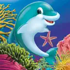 Sea Animal Jigsaws - Baby Learning English Games iOS Icon
