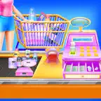 Supermaket Small Headed-Girl iOS Icon