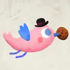 The little Pink Bird Icon
