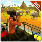Elephant hunter & wild animals hunting simulator iOS Icon