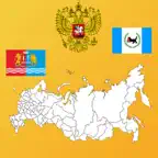 Russia State Maps, Flags and Capitals iOS Icon