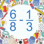 Math Shot Subtract Fractions iOS Icon