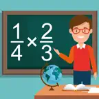 Multiplying Fractions Trainer iOS Icon