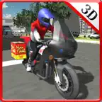 Fast food Motorcycle Delivery & Bike Rider Sim iOS Icon