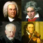 Famous Composers of Classical Music: Portrait Quiz iOS Icon