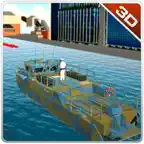 Navy Boat Parking & Army Ship Driving 3d Simulator iOS Icon