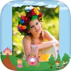 Princess frames for girls – kids photo album iOS Icon