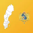 Sweden County Maps and Capitals iOS Icon
