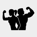 Fitness Point. iOS Icon