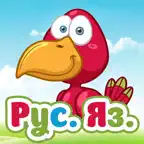 Russian Language with Animals Icon